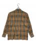 Burberry's (バーバリー) ノバチェックレギュラーカラーシャツ ブラウン サイズ:M：10000円