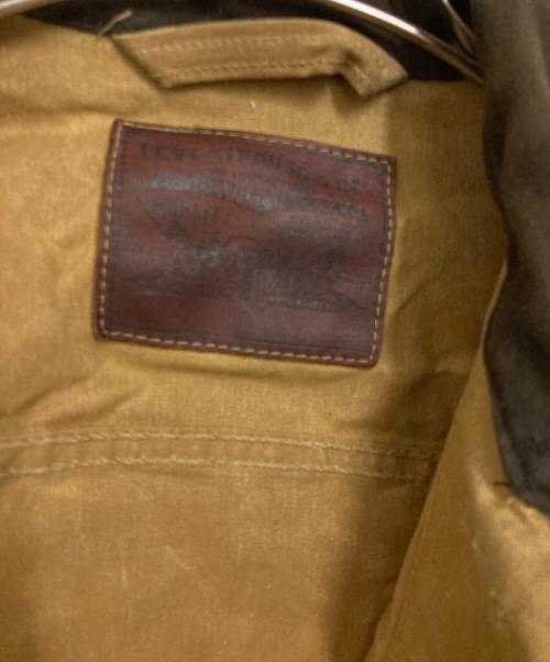 LEVI'S（リーバイス）LEVI'S (リーバイス) FILSON (フィルソン) OIL FINISH TRUCKER JACKET カーキ サイズ:Mの古着・服飾アイテム