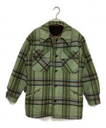 McGREGOR（マックレガー）の古着「ベルテッドワーク裏ボア ウールジャケット」｜グリーン