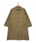 MACKINTOSH PHILOSOPHY（マッキントッシュ フィロソフィー）の古着「ダブルクロスステンカラーコート」｜ベージュ