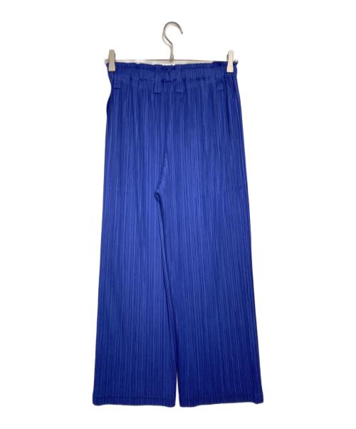 PLEATS PLEASE（プリーツプリーズ）PLEATS PLEASE (プリーツプリーズ) THICKER BOTTOMS 2 ブルー サイズ:3の古着・服飾アイテム