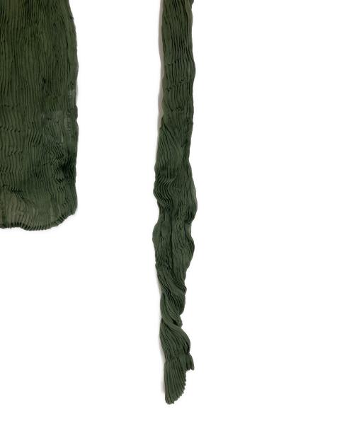 ISSEY MIYAKE（イッセイミヤケ）ISSEY MIYAKE (イッセイミヤケ) 24AW CHIFFON TWIST カットソー グリーン サイズ:2の古着・服飾アイテム