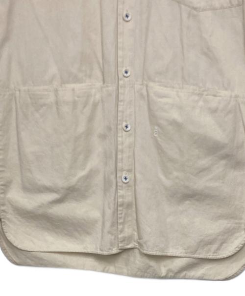 nagonstans（ナゴンスタンス）nagonstans (ナゴンスタンス) バンドカラーシャツ アイボリー サイズ:Ｍの古着・服飾アイテム