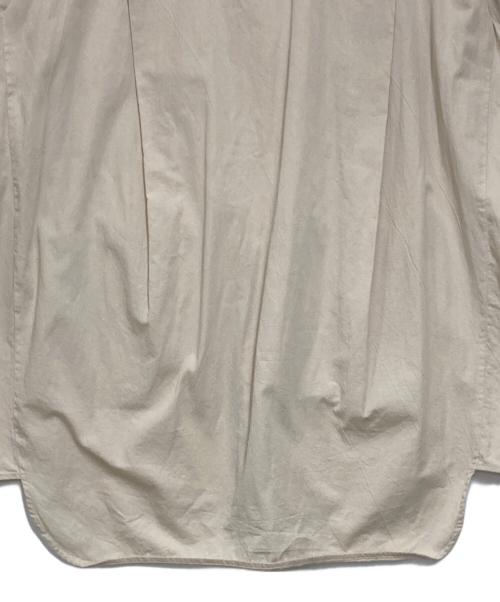 nagonstans（ナゴンスタンス）nagonstans (ナゴンスタンス) バンドカラーシャツ アイボリー サイズ:Ｍの古着・服飾アイテム