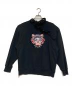 KENZOケンゾー）の古着「変形カラースウェット」｜ブラック