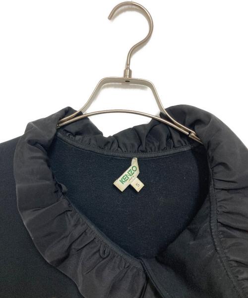 KENZO（ケンゾー）KENZO (ケンゾー) 変形カラースウェット ブラック サイズ:Ｓの古着・服飾アイテム