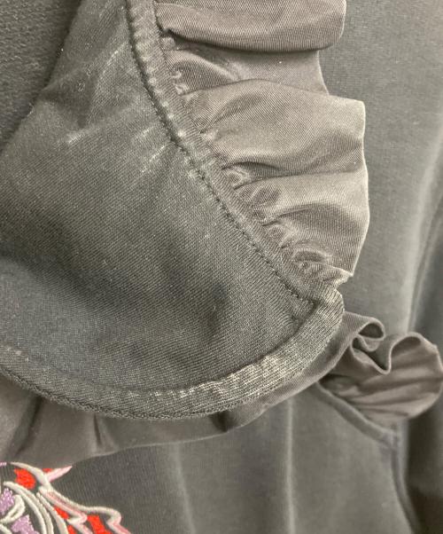 KENZO（ケンゾー）KENZO (ケンゾー) 変形カラースウェット ブラック サイズ:Ｓの古着・服飾アイテム