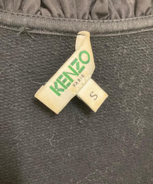 KENZO（ケンゾー）KENZO (ケンゾー) 変形カラースウェット ブラック サイズ:Ｓの古着・服飾アイテム