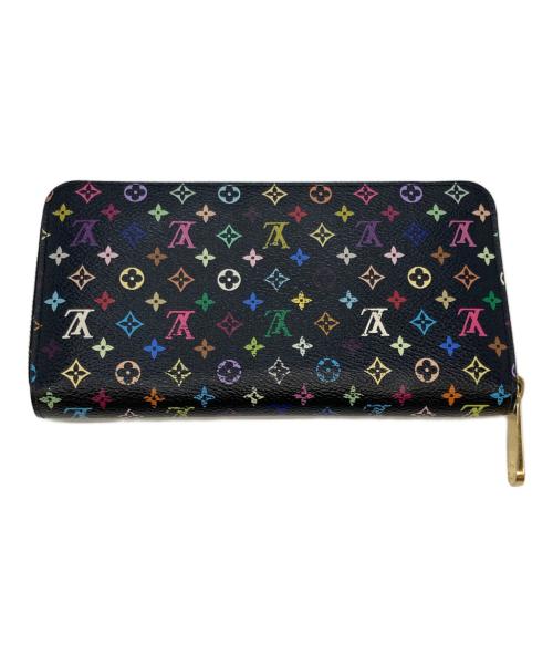 LOUIS VUITTON（ルイ ヴィトン）LOUIS VUITTON (ルイ ヴィトン) 長財布/ラウンドファスナーロングウォレット ブラック×マルチカラーの古着・服飾アイテム
