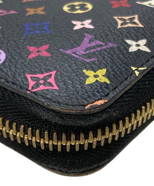 LOUIS VUITTON（ルイ ヴィトン）LOUIS VUITTON (ルイ ヴィトン) 長財布/ラウンドファスナーロングウォレット ブラック×マルチカラーの古着・服飾アイテム