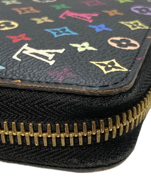 LOUIS VUITTON（ルイ ヴィトン）LOUIS VUITTON (ルイ ヴィトン) 長財布/ラウンドファスナーロングウォレット ブラック×マルチカラーの古着・服飾アイテム