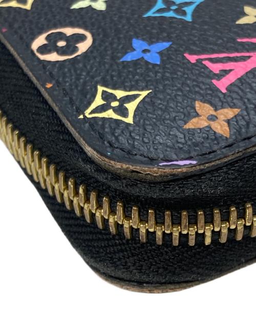 LOUIS VUITTON（ルイ ヴィトン）LOUIS VUITTON (ルイ ヴィトン) 長財布/ラウンドファスナーロングウォレット ブラック×マルチカラーの古着・服飾アイテム