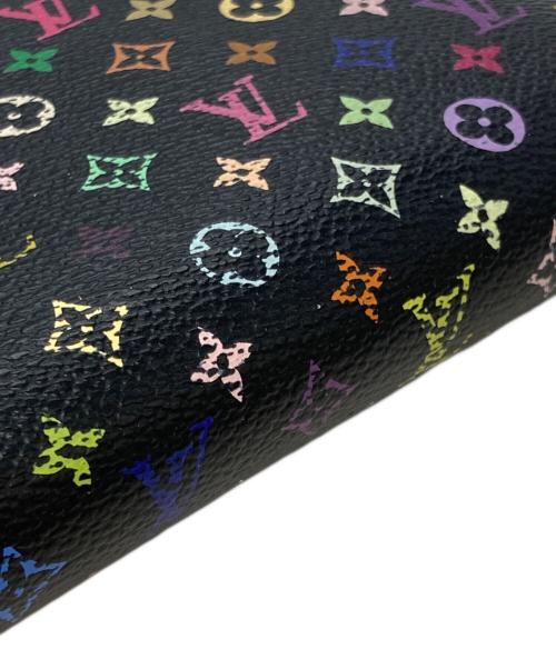 LOUIS VUITTON（ルイ ヴィトン）LOUIS VUITTON (ルイ ヴィトン) 長財布/ラウンドファスナーロングウォレット ブラック×マルチカラーの古着・服飾アイテム
