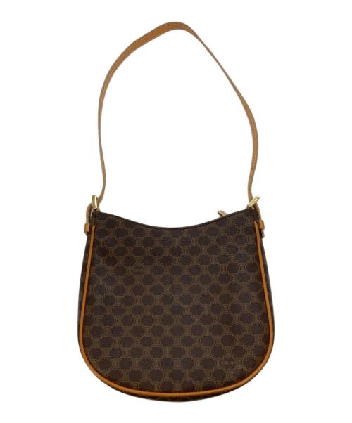 CELINE（セリーヌ）CELINE (セリーヌ) マカダム柄 ショルダーバッグ/オールドミニハンドバッグ ブラウンの古着・服飾アイテム