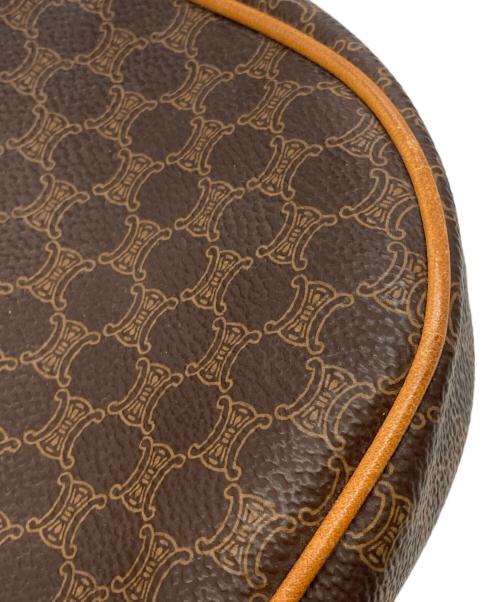 CELINE（セリーヌ）CELINE (セリーヌ) マカダム柄 ショルダーバッグ/オールドミニハンドバッグ ブラウンの古着・服飾アイテム