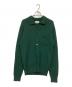 PERCIVAL（パーシヴァル）の古着「ケーブルニットシャツ」｜グリーン