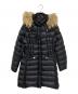 MONCLER（モンクレール）の古着「HERMIFUR/ダウンコート」｜ブラック