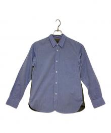 COMME des GARCONS HOMME（コムデギャルソン オム）の古着「マルチ切替デザインレギュラーカラーシャツ」｜ブルー