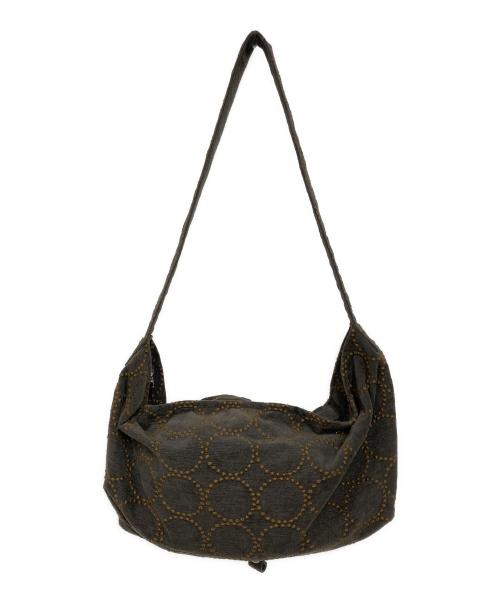 mina perhonen（ミナ ペルホネン）mina perhonen (ミナ ペルホネン) ショルダーバッグ グレーの古着・服飾アイテム