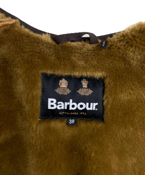 Barbour（バブアー）Barbour (バブアー) パイルライナーフロントジップベスト ブラウン サイズ:38の古着・服飾アイテム