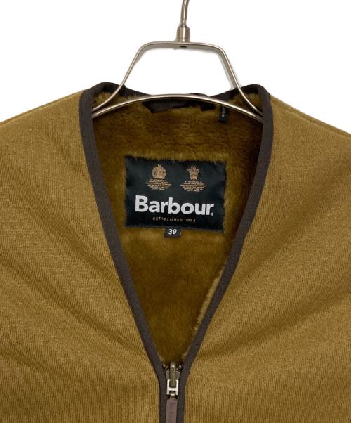 Barbour（バブアー）Barbour (バブアー) パイルライナーフロントジップベスト ブラウン サイズ:38の古着・服飾アイテム