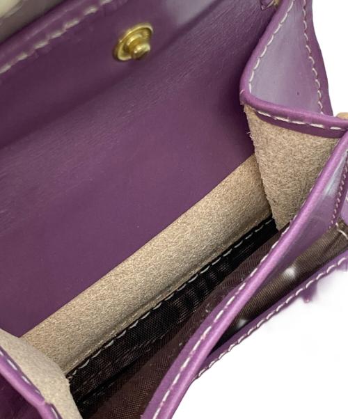 GLENROYAL（グレンロイヤル）GLENROYAL (グレンロイヤル) フラップ付きミニ財布/コンパクトウォレット/三つ折り財布 ベージュの古着・服飾アイテム