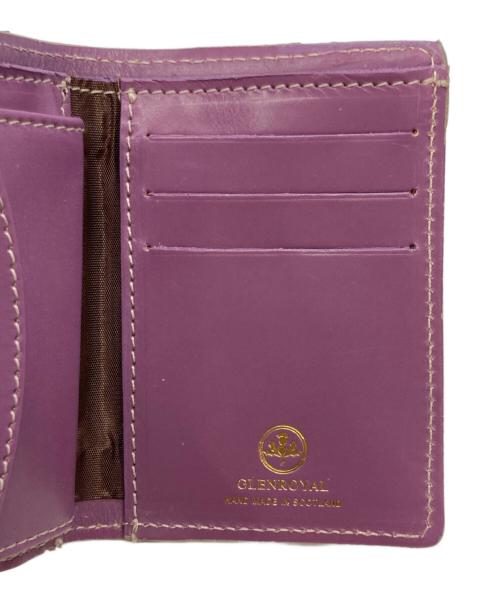 GLENROYAL（グレンロイヤル）GLENROYAL (グレンロイヤル) フラップ付きミニ財布/コンパクトウォレット/三つ折り財布 ベージュの古着・服飾アイテム