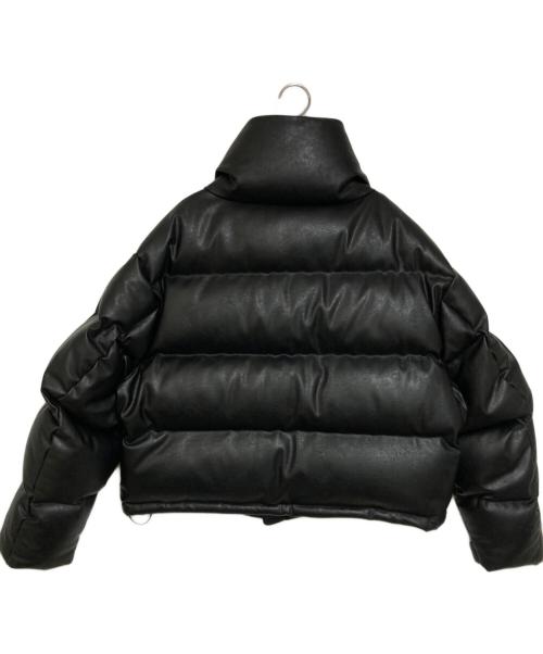 BREATH（ブレス）BREATH (ブレス) フェイクレザーダウンジャケット ブラック サイズ:Mの古着・服飾アイテム