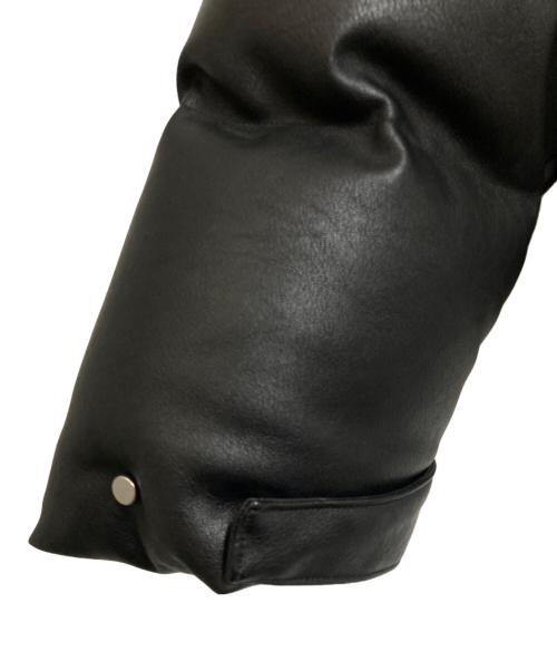 BREATH（ブレス）BREATH (ブレス) フェイクレザーダウンジャケット ブラック サイズ:Mの古着・服飾アイテム