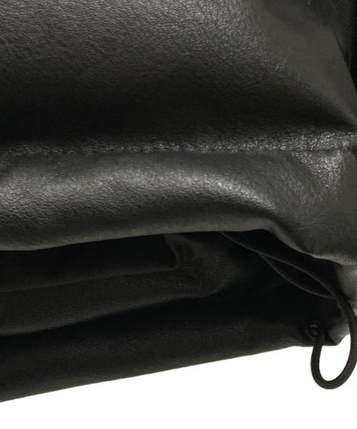 BREATH（ブレス）BREATH (ブレス) フェイクレザーダウンジャケット ブラック サイズ:Mの古着・服飾アイテム