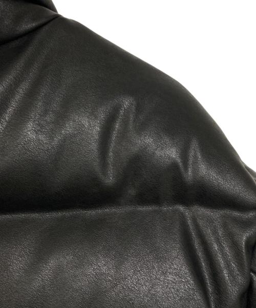 BREATH（ブレス）BREATH (ブレス) フェイクレザーダウンジャケット ブラック サイズ:Mの古着・服飾アイテム