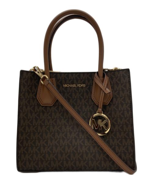 MICHAEL KORS（マイケル・コース）MICHAEL KORS (マイケル・コース) 2WAYバッグ ブラウンの古着・服飾アイテム