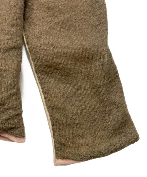 ISSEY MIYAKE（イッセイミヤケ）ISSEY MIYAKE (イッセイミヤケ) インサイドアウトニット ブラウン×ベージュ サイズ:4の古着・服飾アイテム