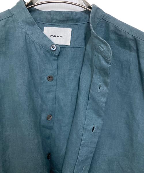 PORT BY ARK（ポートバイアーク）PORT BY ARK (ポートバイアーク) French Linen Pullover Shirt グリーン サイズ:1の古着・服飾アイテム