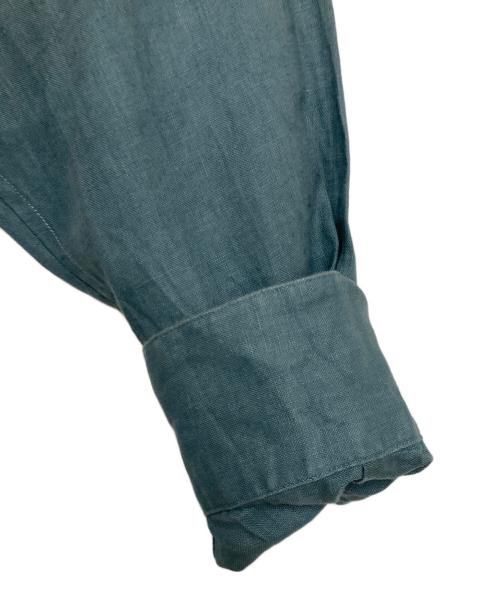 PORT BY ARK（ポートバイアーク）PORT BY ARK (ポートバイアーク) French Linen Pullover Shirt グリーン サイズ:1の古着・服飾アイテム