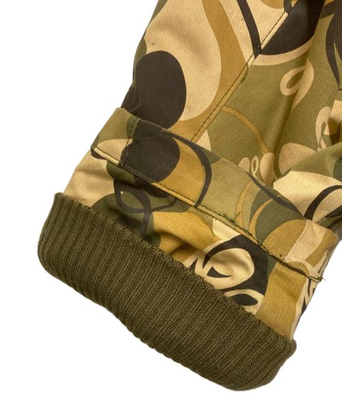 stussy（ステューシー）stussy (ステューシー) N3B フライトジャケット グリーン×ベージュ サイズ:Lの古着・服飾アイテム