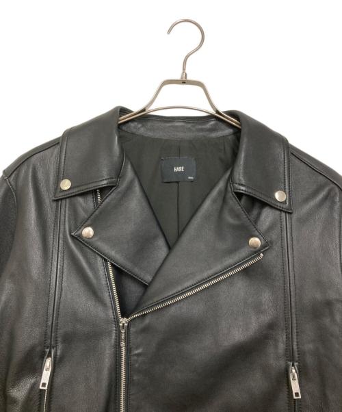 HARE（ハレ）HARE (ハレ) Lamb Leather Riders/ラムレザーライダース/ジャケット ブラック サイズ:Ｓの古着・服飾アイテム