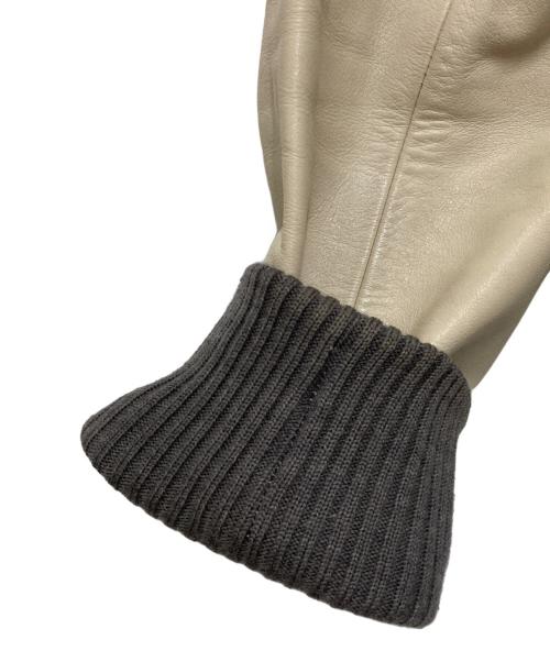 eYe COMME des GARCONS JUNYAWATANABE MAN（アイ コム デ ギャルソン ジュンヤ ワタナベ マン）eYe COMME des GARCONS JUNYAWATANABE MAN (アイ コム デ ギャルソン ジュンヤ ワタナベ マン) ショールカラー切替スタジャン グレー×ホワイト サイズ:Mの古着・服飾アイテム