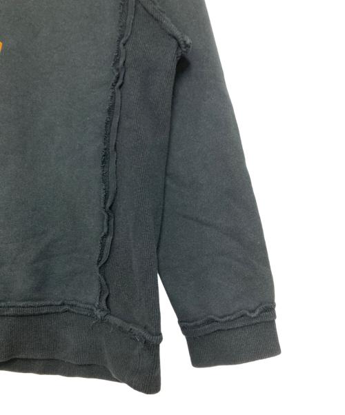UNDERCOVER（アンダーカバー）UNDERCOVER (アンダーカバー) インサイドアウトプリントスウェット ブラック サイズ:Ｍの古着・服飾アイテム