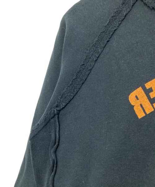 UNDERCOVER（アンダーカバー）UNDERCOVER (アンダーカバー) インサイドアウトプリントスウェット ブラック サイズ:Ｍの古着・服飾アイテム