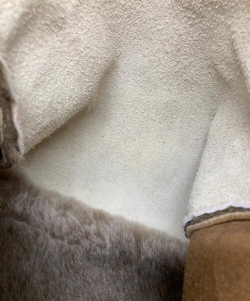 OWEN BARRY（オーエンバリー）owen barry (オーエンバリー) ファーハンドバッグ ベージュの古着・服飾アイテム