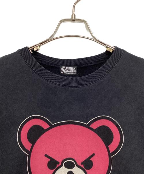 Hysteric Glamour（ヒステリックグラマー）Hysteric Glamour (ヒステリックグラマー) HELLO BEAR プリントスウェット ブラック サイズ:FREEの古着・服飾アイテム