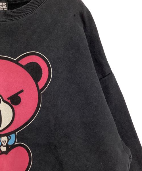 Hysteric Glamour（ヒステリックグラマー）Hysteric Glamour (ヒステリックグラマー) HELLO BEAR プリントスウェット ブラック サイズ:FREEの古着・服飾アイテム