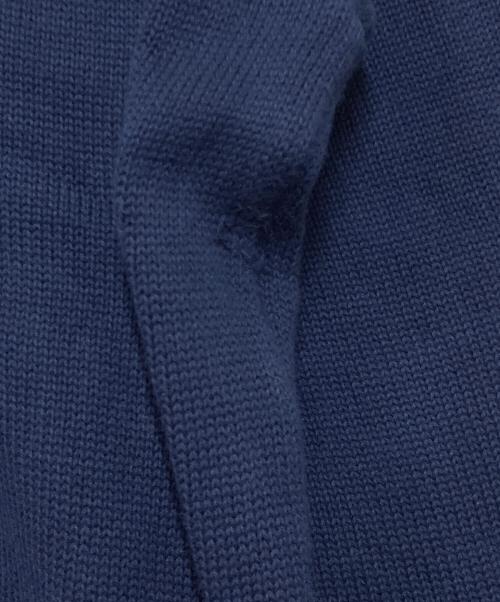 Hysteric Glamour（ヒステリックグラマー）Hysteric Glamour (ヒステリックグラマー) ジャガードチルデンオーバーサイズセーター ネイビー サイズ:FREEの古着・服飾アイテム