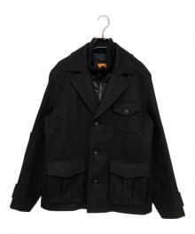 BOSS HUGO BOSS（ボス ヒューゴボス）の古着「ウールコート」｜ブラック