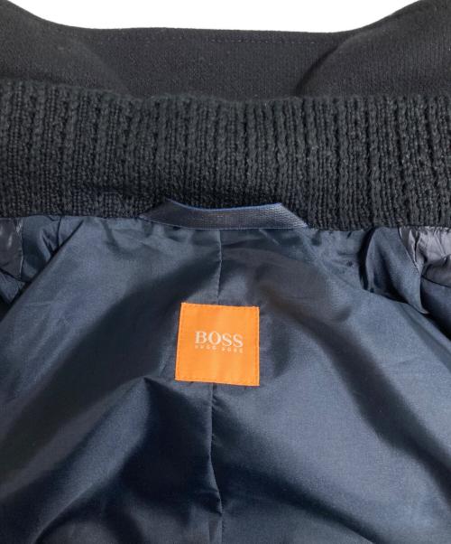 BOSS HUGO BOSS（ボス ヒューゴボス）BOSS HUGO BOSS (ボス ヒューゴボス) ウールコート ブラック サイズ:52の古着・服飾アイテム