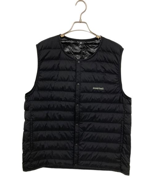 mont-bell（モンベル）mont-bell (モンベル) スペリオダウン ラウンドネックベスト ブラック サイズ:XLの古着・服飾アイテム