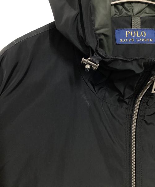 POLO RALPH LAUREN（ポロ・ラルフローレン）POLO RALPH LAUREN (ポロ・ラルフローレン) ロゴ刺繍マウンテンパーカー ブラック サイズ:Lの古着・服飾アイテム
