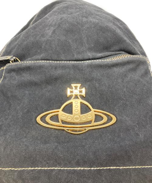 Vivienne Westwood（ヴィヴィアンウエストウッド）Vivienne Westwood (ヴィヴィアンウエストウッド) オーブキャンバスデイパック グレーの古着・服飾アイテム