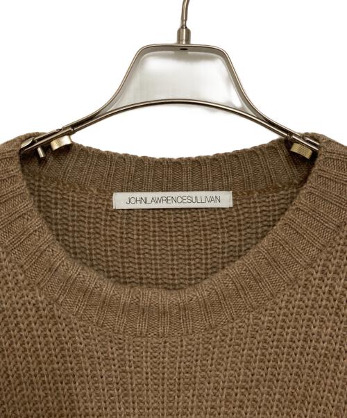 JOHN LAWRENCE SULLIVAN（ジョン ローレンス サリバン）JOHN LAWRENCE SULLIVAN (ジョン ローレンス サリバン) FRONT SIDE BUTTONED CN SWEATER ベージュ サイズ:Sの古着・服飾アイテム